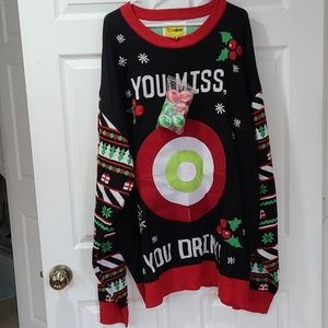 TIPSY ELVES Fun Interactive Christmas Sweater